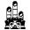 Pine Decoration Emoji from EmojiTwo Black Set