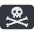 Pirate Flag Emoji from Twemoji Set