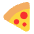 Pizza Flat Emoji from Fluent Emoji Flat Set