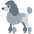 Poodle Emoji from Twemoji Set
