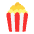 Popcorn Flat Emoji from Fluent Emoji Flat Set