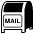 Postbox Emoji from EmojiTwo Black Set