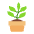 Potted Plant Flat Emoji from Fluent Emoji Flat Set