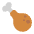 Poultry Leg Flat Emoji from Fluent Emoji Flat Set