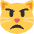 Pouting Cat Emoji from Twemoji Set
