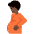 Pregnant Person Dark Skin Tone Emoji from Twemoji Set