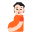 Pregnant Person Flat Light Emoji from Fluent Emoji Flat Set
