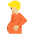 Pregnant Person Medium Light Skin Tone Emoji from Twemoji Set