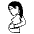 Pregnant Woman Emoji from EmojiTwo Black Set