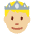 Prince Medium Light Skin Tone Emoji from Twemoji Set