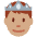Prince Medium Skin Tone Emoji from Twemoji Set