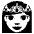 Princess Emoji from EmojiTwo Black Set