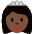 Princess Dark Skin Tone Emoji from Twemoji Set