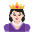 Princess Flat Light Emoji from Fluent Emoji Flat Set