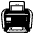 Printer Emoji from EmojiTwo Black Set