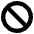 Prohibited Emoji from EmojiTwo Black Set