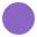 Purple Circle Flat Emoji from Fluent Emoji Flat Set