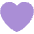 Purple Heart Emoji from Twemoji Set