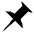 Pushpin Emoji from EmojiTwo Black Set