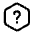 Download free Question Hexagon PNG, SVG vector icon from Mynaui Line set.