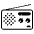 Radio Emoji from EmojiTwo Black Set