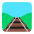 Railway Track Flat Emoji from Fluent Emoji Flat Set