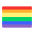 Rainbow Flag Flat Emoji from Fluent Emoji Flat Set