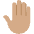 Raised Back Of Hand Medium Skin Tone Emoji from Twemoji Set