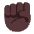 Raised Fist Flat Dark Emoji from Fluent Emoji Flat Set