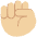Raised Fist Medium Light Skin Tone Emoji from Twemoji Set