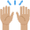 Raising Hands Medium Skin Tone Emoji from Twemoji Set