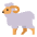 Ram Flat Emoji from Fluent Emoji Flat Set