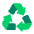 Recycling Symbol Flat Emoji from Fluent Emoji Flat Set