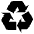 Recycling Symbol Emoji from EmojiTwo Black Set