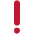 Red Exclamation Mark Emoji from Twemoji Set