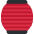 Red Paper Lantern Emoji from Twemoji Set