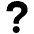 Red Question Mark Emoji from EmojiTwo Black Set