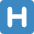 Regional Indicator H Emoji from Twemoji Set