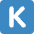 Regional Indicator K Emoji from Twemoji Set
