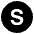 Regional Indicator S Emoji from EmojiTwo Black Set