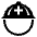 Rescue Worker’s Helmet Emoji from EmojiTwo Black Set