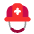 Rescue Workers Helmet Flat Emoji from Fluent Emoji Flat Set