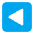 Reverse Button Flat Emoji from Fluent Emoji Flat Set