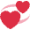 Revolving Hearts Emoji from Twemoji Set