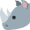 Rhinoceros Emoji from Twemoji Set