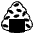Rice Ball Emoji from EmojiTwo Black Set