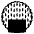 Rice Cracker Emoji from EmojiTwo Black Set