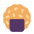 Rice Cracker Flat Emoji from Fluent Emoji Flat Set