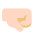 Right Facing Fist Flat Light Emoji from Fluent Emoji Flat Set