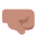Right Facing Fist Flat Medium Emoji from Fluent Emoji Flat Set